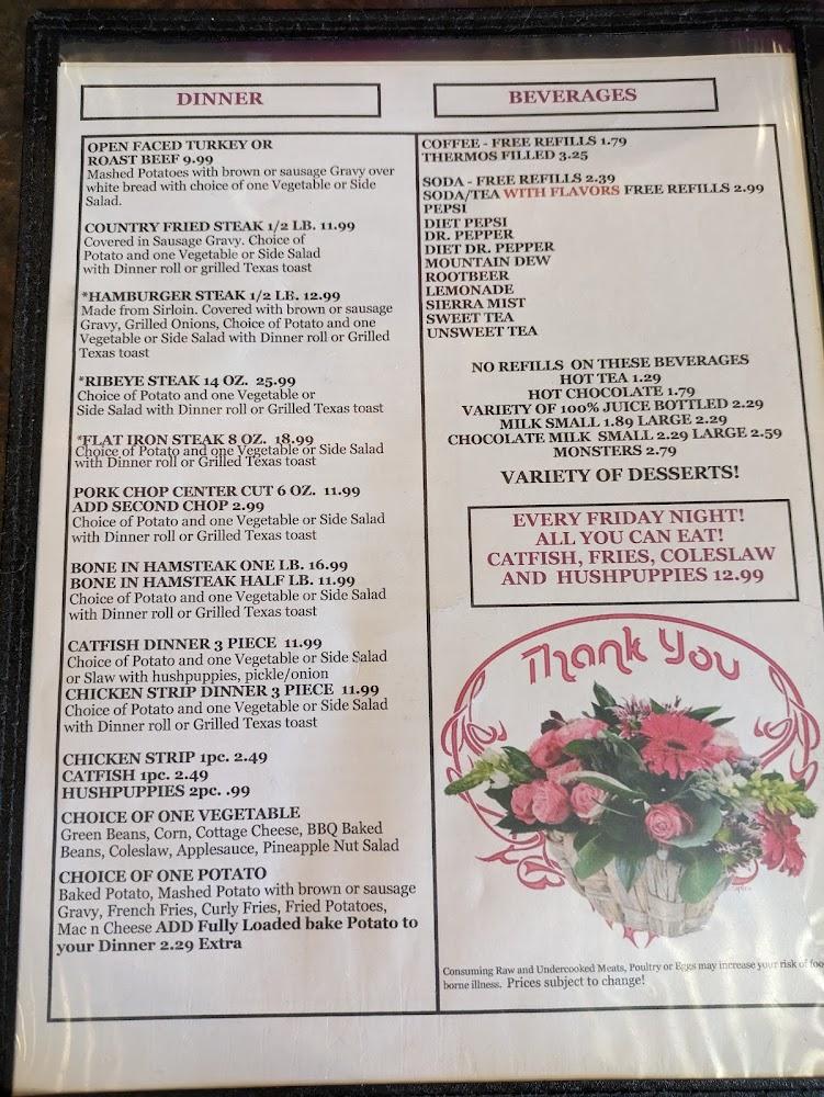Log Cabin Cafe Menu image 3